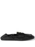 Miu Miu embossed-logo loafers – 40926