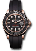 rolex-everose-gold-yacht-master-37-watch-matt-black-dial-oysterflex-strap-268655
