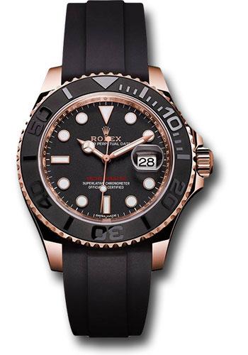 rolex-everose-gold-yacht-master-37-watch-matt-black-dial-oysterflex-strap-268655