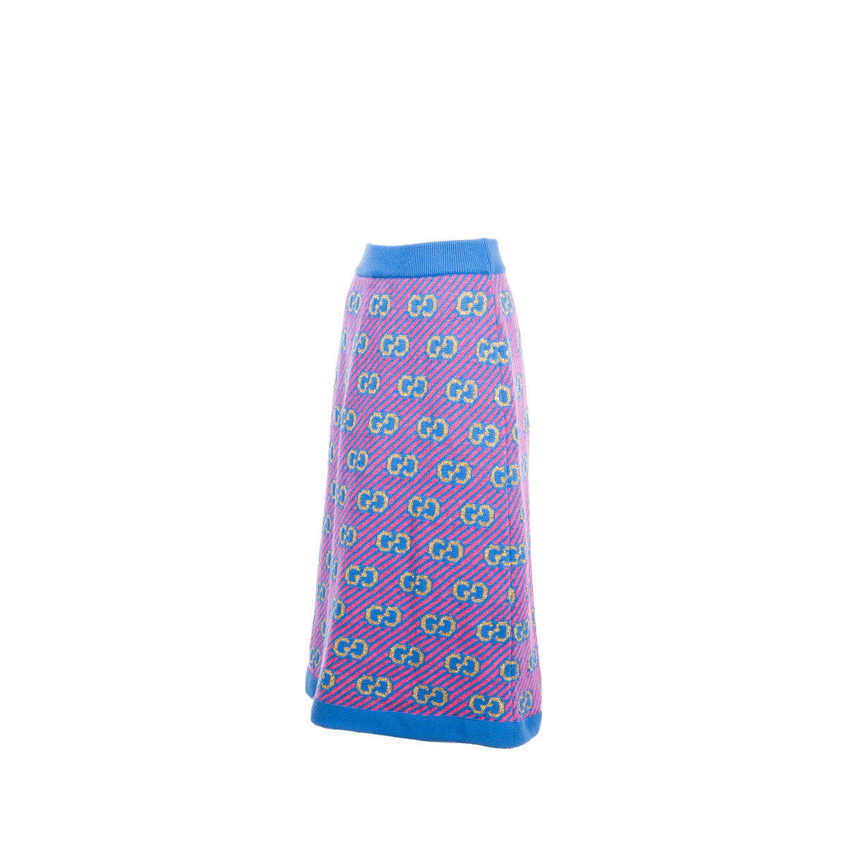 gucci-size-s-gg-stripe-jacquard-skirt-wool-multicolour