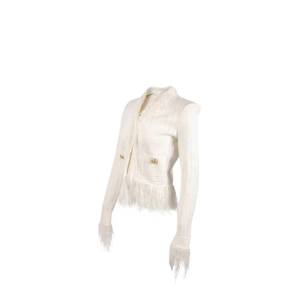 balmain-size-36-cardigan-viscose-polysester-cream