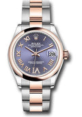 rolex-steel-and-everose-gold-datejust-31-watch-domed-bezel-chocolate-diamond-roman-vi-dial-oyster-bracelet-278241-aubdr6o