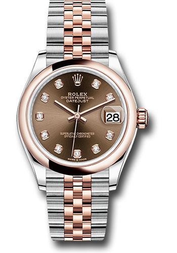 rolex-steel-and-everose-gold-datejust-31-watch-domed-bezel-white-roman-dial-jubilee-bracelet-278241-chodj