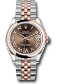 rolex-steel-and-everose-gold-datejust-31-watch-domed-bezel-dark-rhodium-diamond-roman-vi-dial-jubilee-bracelet-278241-chodr6j