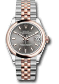 rolex-steel-and-everose-gold-datejust-31-watch-domed-bezel-dark-rhodium-index-dial-jubilee-bracelet-278241-dkrhij