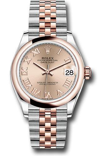 rolex-steel-and-everose-gold-datejust-31-watch-domed-bezel-dark-rhodium-index-dial-jubilee-bracelet-278241-rorj