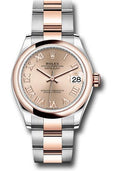 rolex-steel-and-everose-gold-datejust-31-watch-domed-bezel-dark-rhodium-index-dial-oyster-bracelet-278241-roro