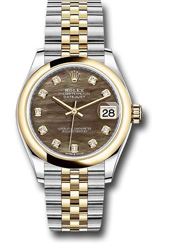 rolex-steel-and-yellow-gold-datejust-31-watch-domed-bezel-dark-mother-of-pearl-diamond-dial-jubilee-bracelet-278243-dkmdj