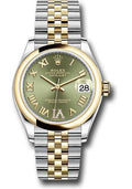 rolex-steel-and-yellow-gold-datejust-31-watch-domed-bezel-olive-green-diamond-roman-six-dial-jubilee-bracelet-278243-ogdr6j