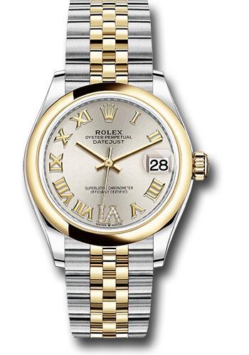 rolex-steel-and-yellow-gold-datejust-31-watch-domed-bezel-silver-diamond-roman-six-dial-jubilee-bracelet-278243-sdr6j
