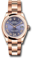 rolex-everose-gold-datejust-31-watch-domed-bezel-aubergine-diamond-six-dial-oyster-bracelet-278245-aubdr6o