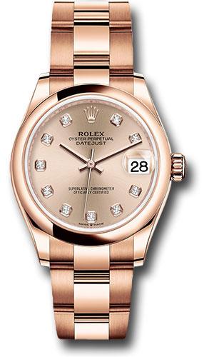 rolex-everose-gold-datejust-31-watch-domed-bezel-rose-diamond-dial-oyster-bracelet-278245-rsdo