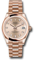 rolex-everose-gold-datejust-31-watch-domed-bezel-rose-diamond-dial-president-bracelet-278245-rsdp