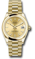 rolex-yellow-gold-datejust-31-watch-domed-bezel-champagne-index-dial-president-bracelet-278248-chip