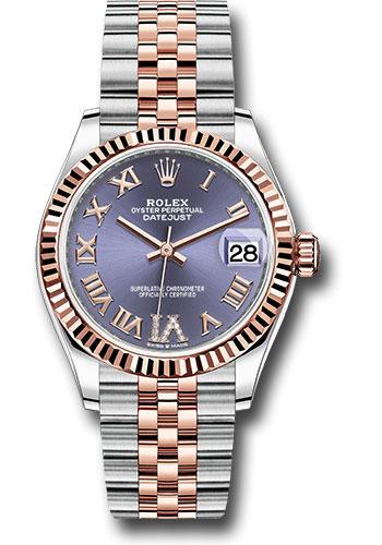 rolex-steel-and-everose-gold-datejust-31-watch-fluted-bezel-chocolate-diamond-roman-vi-dial-jubilee-bracelet-278271-aubdr6j