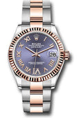 rolex-steel-and-everose-gold-datejust-31-watch-fluted-bezel-chocolate-diamond-roman-vi-dial-oyster-bracelet-278271-aubdr6o