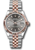 rolex-steel-and-everose-gold-datejust-31-watch-fluted-bezel-dark-rhodium-index-dial-jubilee-bracelet-278271-dkrhij