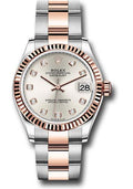 rolex-steel-and-everose-gold-datejust-31-watch-fluted-bezel-rose-diamond-dial-oyster-bracelet-278271-sdo