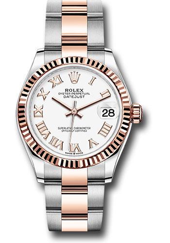 rolex-steel-and-everose-gold-datejust-31-watch-fluted-bezel-rose-index-dial-oyster-bracelet-278271-wro