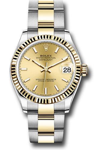 rolex-steel-and-yellow-gold-datejust-31-watch-fluted-bezel-champagne-index-dial-oyster-bracelet-278273-chio