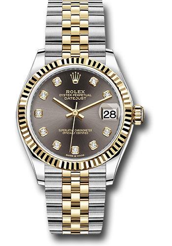 rolex-steel-and-yellow-gold-datejust-31-watch-fluted-bezel-dark-grey-diamond-dial-jubilee-bracelet-278273-dkgdj
