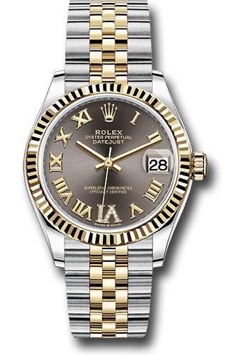 rolex-steel-and-yellow-gold-datejust-31-watch-fluted-bezel-dark-grey-diamond-roman-six-dial-jubilee-bracelet-278273-dkgdr6j