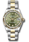 rolex-steel-and-yellow-gold-datejust-31-watch-fluted-bezel-olive-green-diamond-dial-oyster-bracelet-278273-ogdo