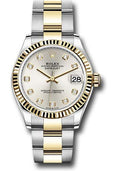 rolex-steel-and-yellow-gold-datejust-31-watch-fluted-bezel-silver-diamond-dial-oyster-bracelet-278273-sdo