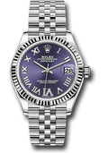 rolex-steel-and-white-gold-datejust-31-watch-fluted-bezel-aubergine-roman-diamond-6-dial-jubilee-bracelet-278274-aubdr6j