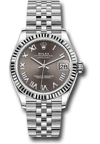 rolex-steel-and-white-gold-datejust-31-watch-fluted-bezel-dark-grey-roman-dial-jubilee-bracelet-278274-dkgrj