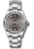 rolex-steel-and-white-gold-datejust-31-watch-fluted-bezel-dark-grey-roman-dial-oyster-bracelet-278274-dkgro