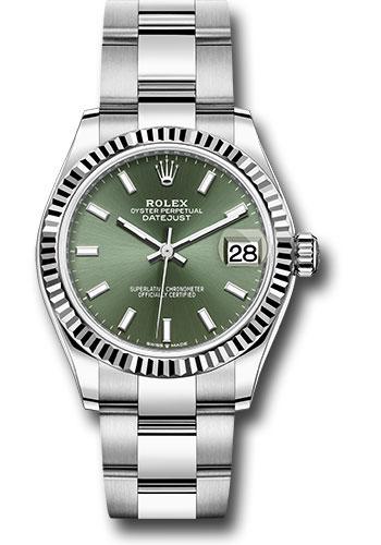 rolex-steel-and-white-gold-datejust-31-watch-fluted-bezel-mint-green-index-dial-oyster-bracelet-278274-mgio