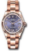 rolex-everose-gold-datejust-31-watch-fluted-bezel-aubergine-diamond-six-dial-oyster-bracelet-278275-aubdr6o