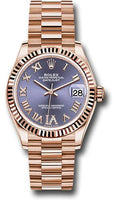 rolex-everose-gold-datejust-31-watch-fluted-bezel-aubergine-diamond-six-dial-president-bracelet-278275-aubdr6p