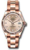 rolex-everose-gold-datejust-31-watch-fluted-bezel-rose-diamond-dial-oyster-bracelet-278275-rsdo