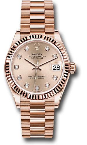 rolex-everose-gold-datejust-31-watch-fluted-bezel-rose-diamond-dial-president-bracelet-278275-rsdp