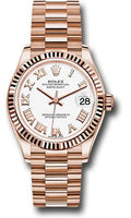 rolex-everose-gold-datejust-31-watch-fluted-bezel-white-roman-dial-president-bracelet-278275-wrp