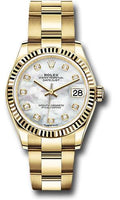rolex-yellow-gold-datejust-31-watch-fluted-bezel-mother-of-pearl-diamond-dial-oyster-bracelet-278278-mdo