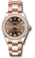 rolex-everose-gold-datejust-31-watch-diamond-bezel-chocolate-diamond-dial-oyster-bracelet-278285rbr-chodo
