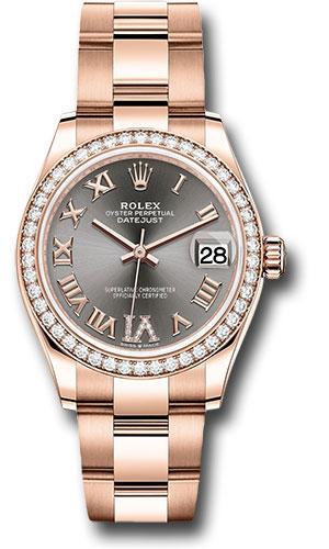rolex-everose-gold-datejust-31-watch-diamond-bezel-rhodium-diamond-six-dial-oyster-bracelet-278285rbr-dkrhdr6o
