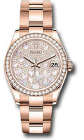 rolex-everose-gold-datejust-31-watch-diamond-bezel-diamond-paved-butterfly-dial-oyster-bracelet-278285rbr-pmopbo