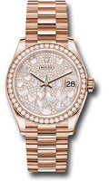 rolex-everose-gold-datejust-31-watch-diamond-bezel-diamond-paved-butterfly-dial-president-bracelet-278285rbr-pmopbp