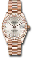 rolex-everose-gold-datejust-31-watch-diamond-bezel-silver-diamond-dial-president-bracelet-278285rbr-sdp