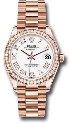 rolex-everose-gold-datejust-31-watch-diamond-bezel-white-roman-dial-president-bracelet-278285rbr-wrp