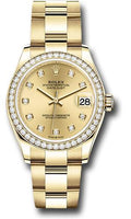 rolex-yellow-gold-datejust-31-watch-diamond-bezel-champagne-diamond-dial-oyster-bracelet-278288rbr-chdo