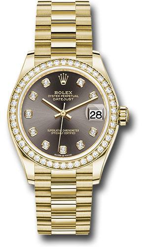 rolex-yellow-gold-datejust-31-watch-diamond-bezel-dark-grey-diamond-dial-president-bracelet-278288rbr-dkgdp