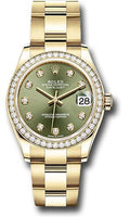 rolex-yellow-gold-datejust-31-watch-diamond-bezel-olive-green-diamond-dial-oyster-bracelet-278288rbr-ogdo