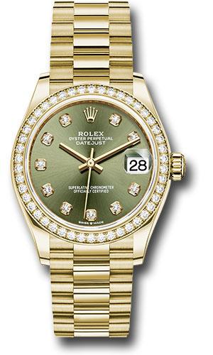rolex-yellow-gold-datejust-31-watch-diamond-bezel-olive-green-diamond-dial-president-bracelet-278288rbr-ogdp