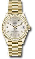 rolex-yellow-gold-datejust-31-watch-diamond-bezel-silver-diamond-dial-president-bracelet-278288rbr-sdp