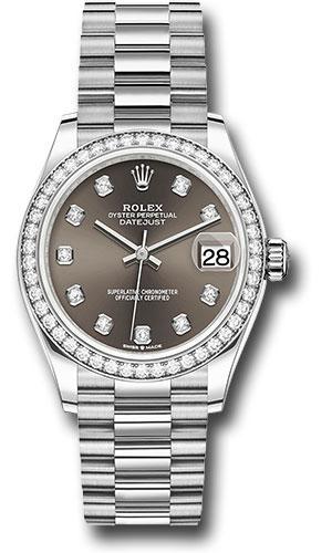 rolex-white-gold-datejust-31-watch-diamond-bezel-dark-grey-roman-dial-president-bracelet-278289rbr-dkgrdp